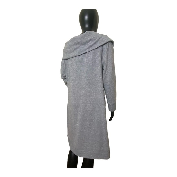 NWOT Derek Heart  Off - Shoulder Gray Sweater Dress  Sz 1X - Picture 2 of 16